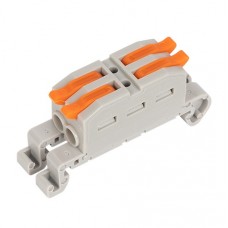 Κλέμμα Ράγας ταχείας αυτόματης σύνδεσης Καλωδίων 2 Εισόδων-2 Εξόδων 0,5-4mm² 32A 31039